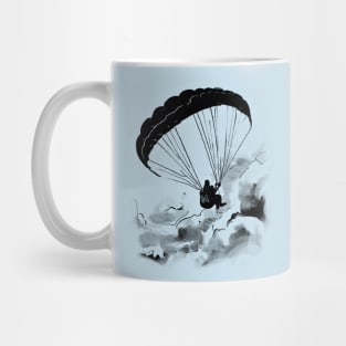 Flying above the Clouds - Paragliding Mug